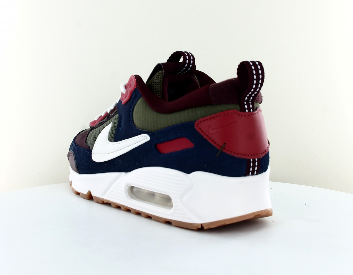 Nike Air max 90 futura bleu blanc bordeaux kaki