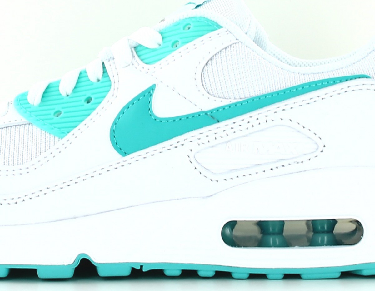 Nike Air Max 90 homme blanc bleu turquoise 