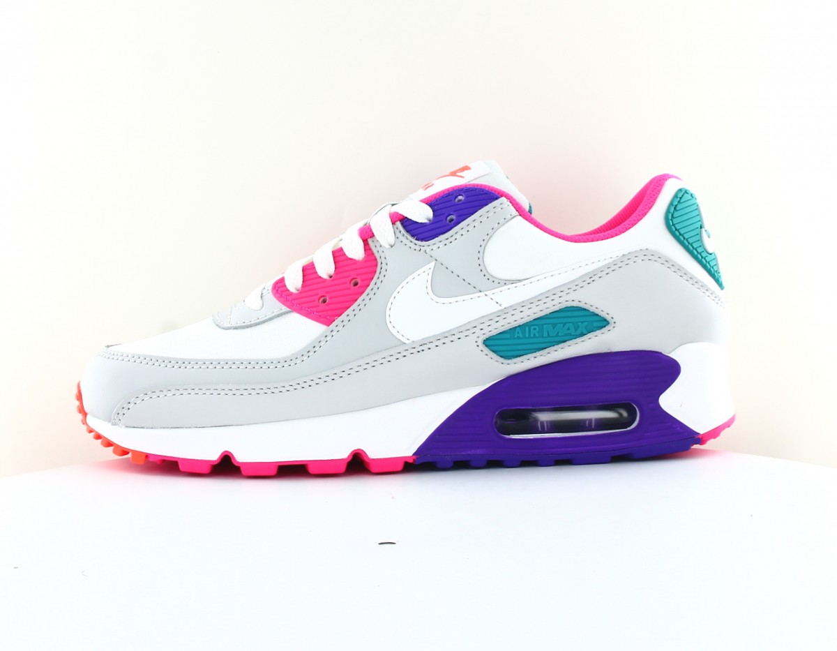 Nike Air Max 90 homme blanc multicolor