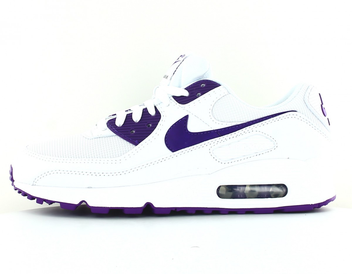 Nike Air Max 90 homme blanc violet