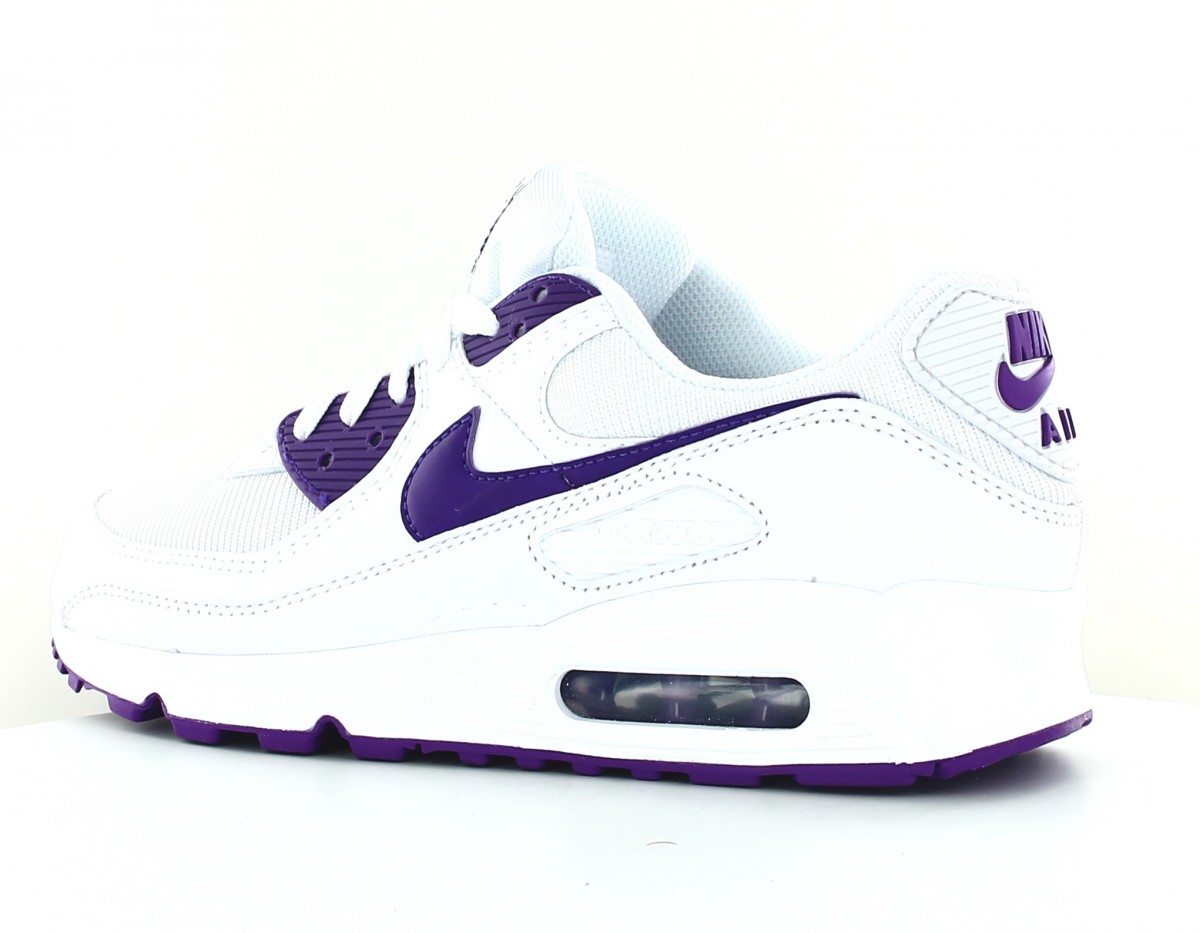 Nike Air Max 90 homme blanc violet