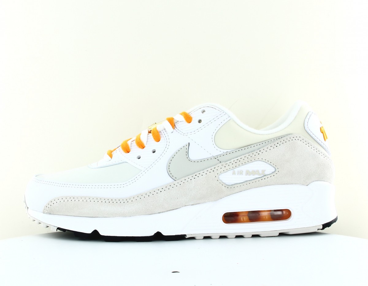 Nike Air max 90 se blanc beige gris orange