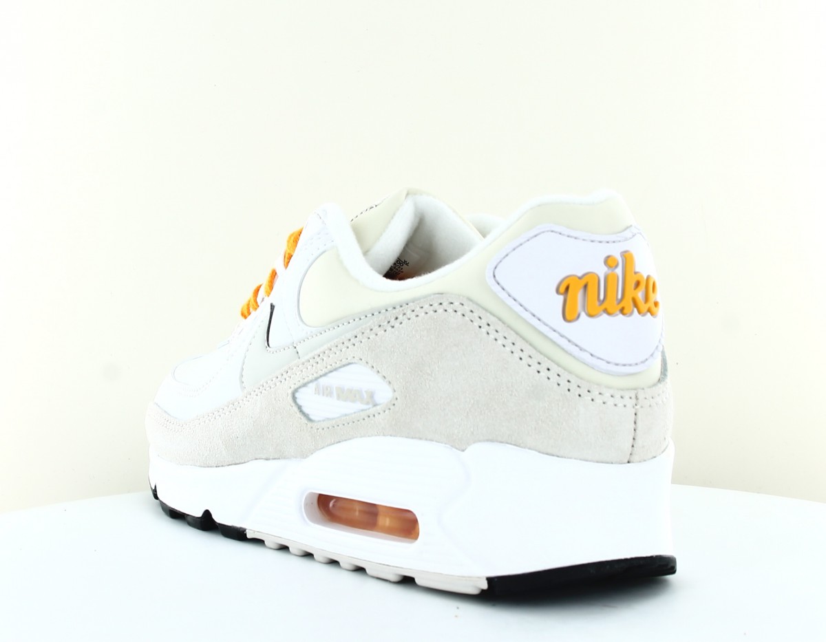 Nike Air max 90 se blanc beige gris orange