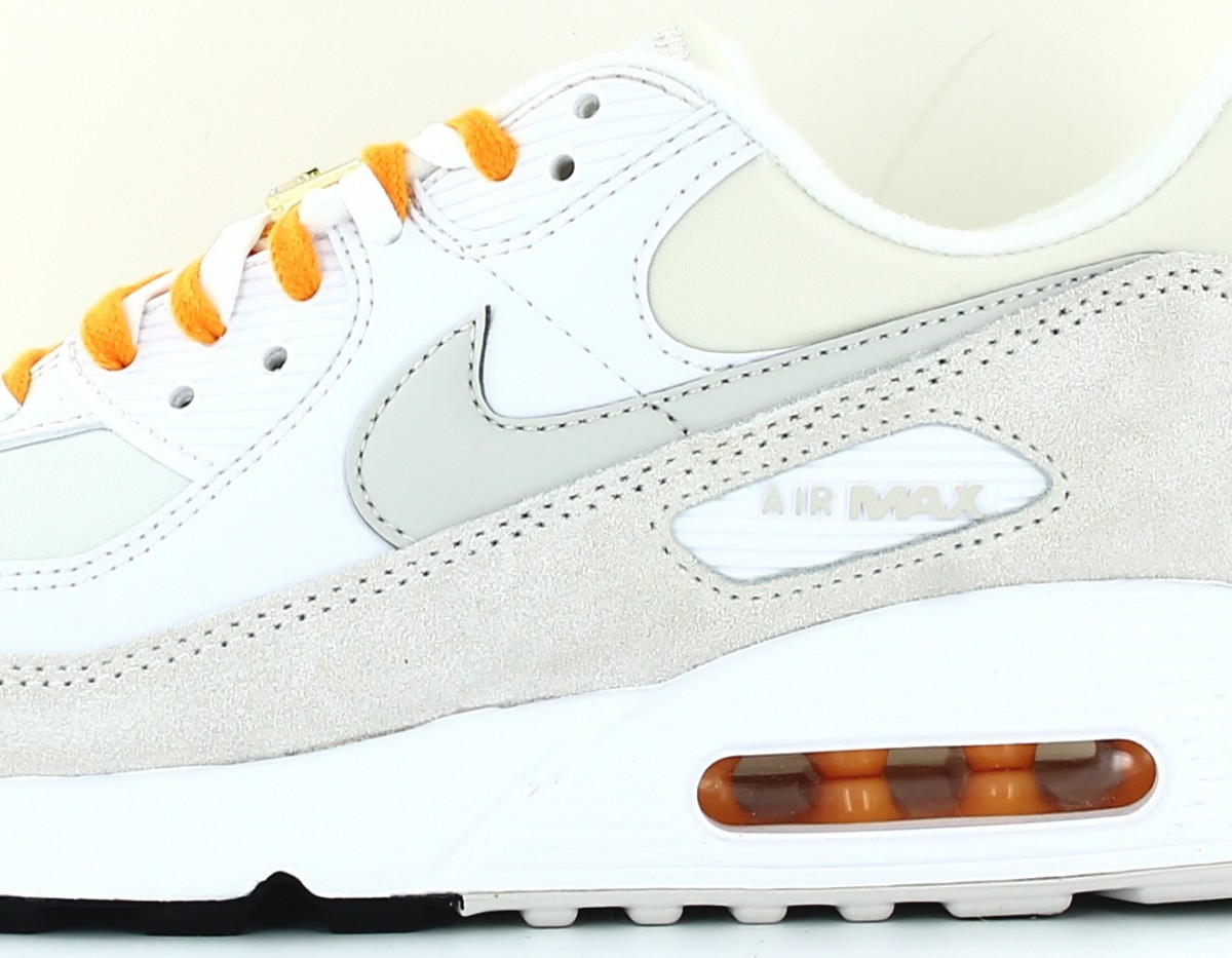 Nike Air max 90 se blanc beige gris orange