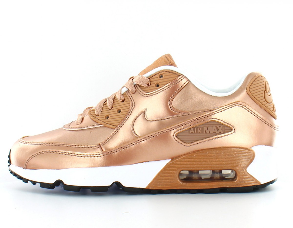 Nike Air Max 90 SE leather GS Metallic Bronze/Metallic Bronze