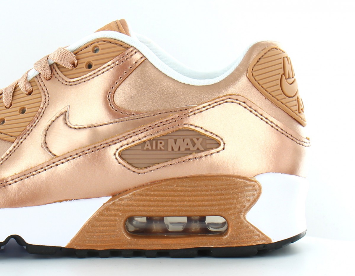 Nike Air Max 90 SE leather GS Metallic Bronze/Metallic Bronze