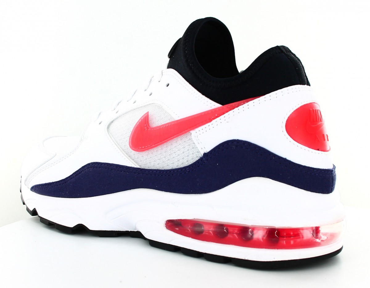 Nike Air Max 93 white-habanero red