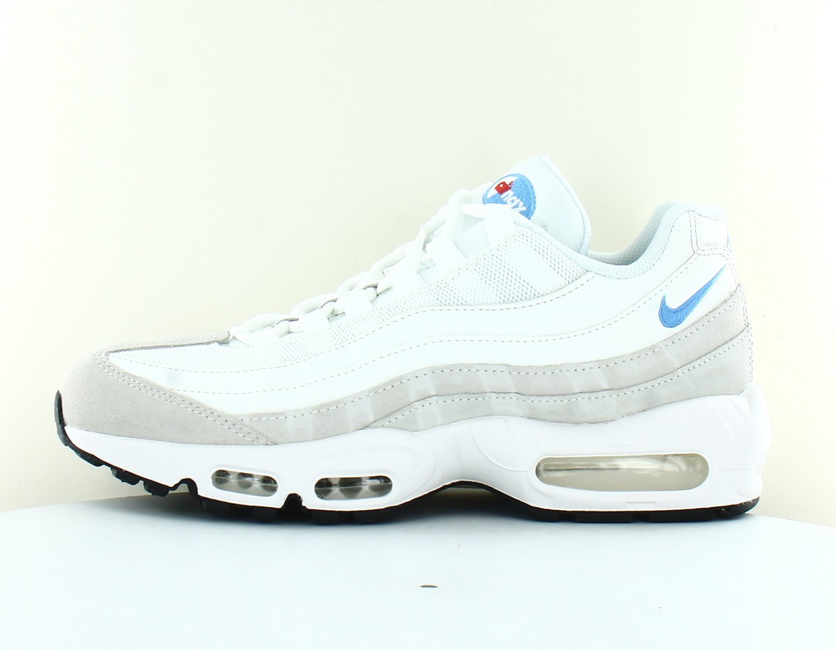 Nike Air max 95 blanc beige bleu ciel