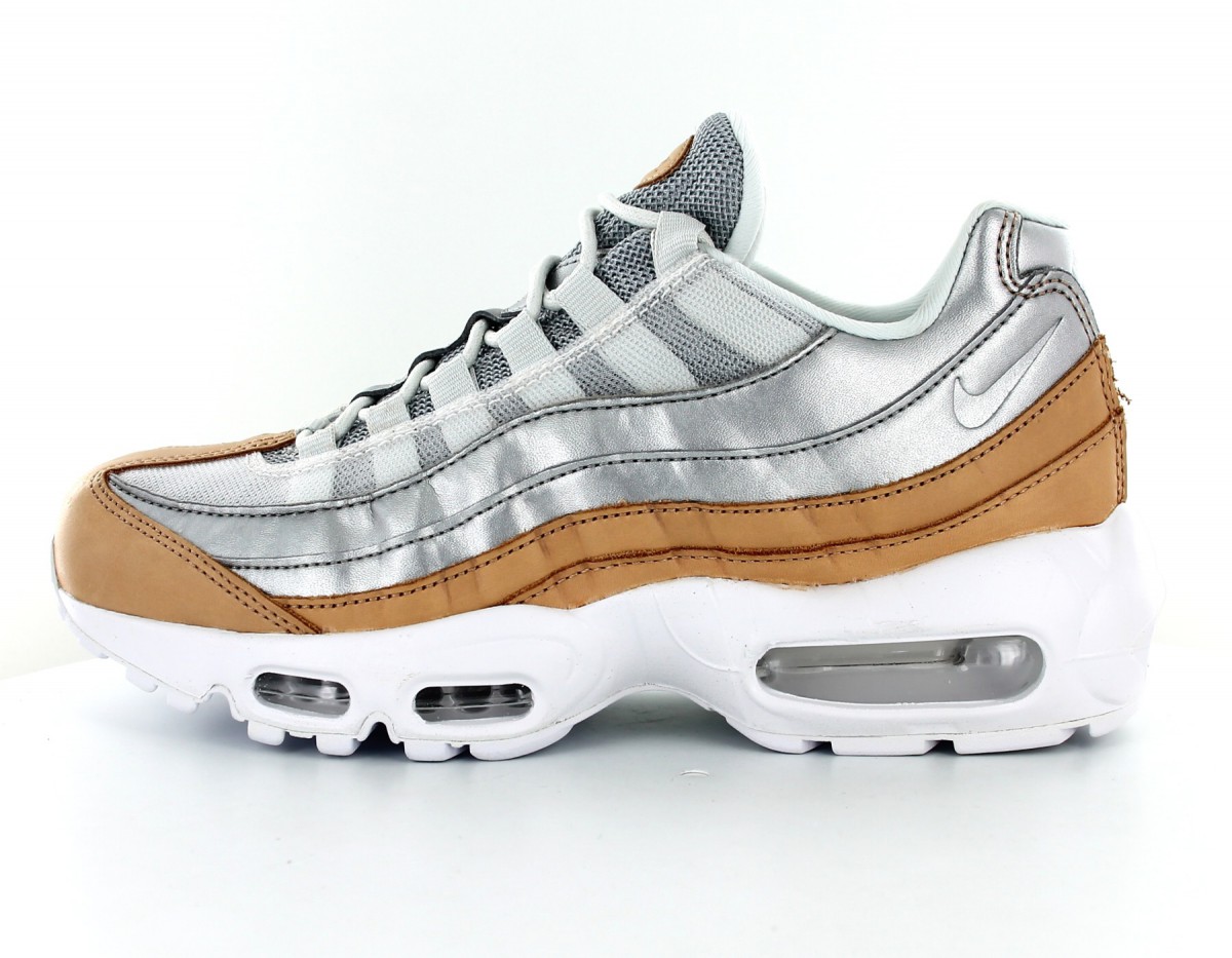 Nike Air Max 95 SE premium women pure platinum-silver