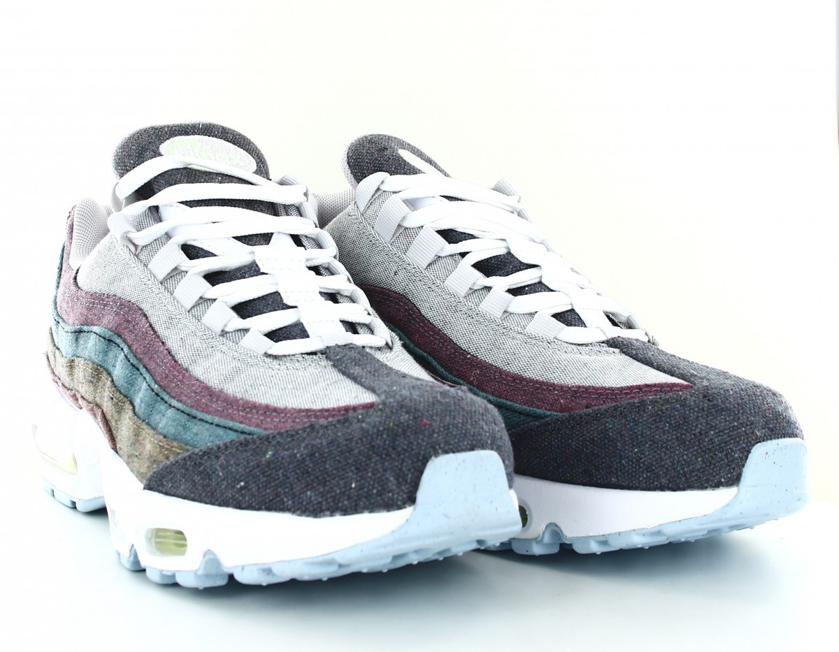 Nike Air max 95 recycled gris rouge bleu vert jaune