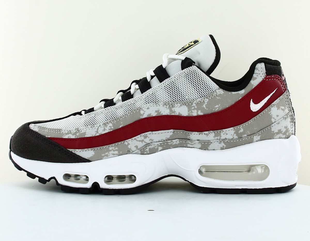 Nike Air max 95 se blanc marron rouge camo