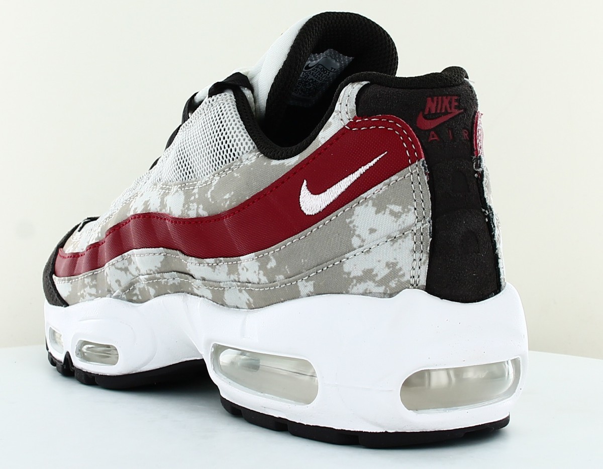 Nike Air max 95 se blanc marron rouge camo