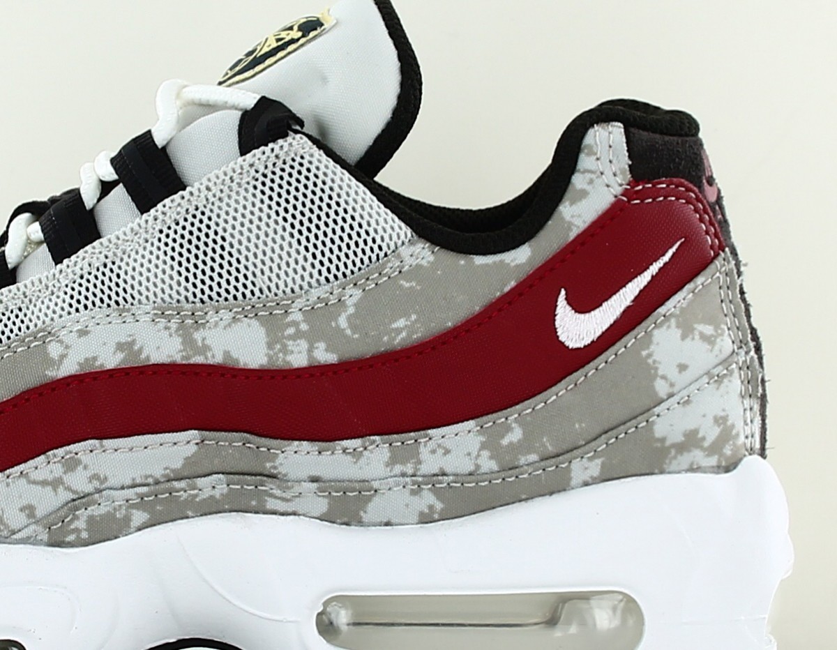 Nike Air max 95 se blanc marron rouge camo