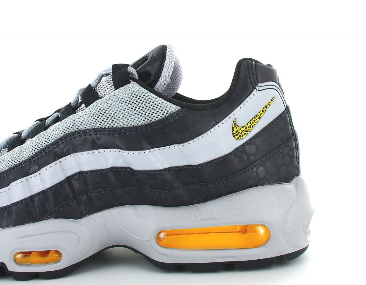 Nike Air Max 95 SE Reflective noir gris safari jaune