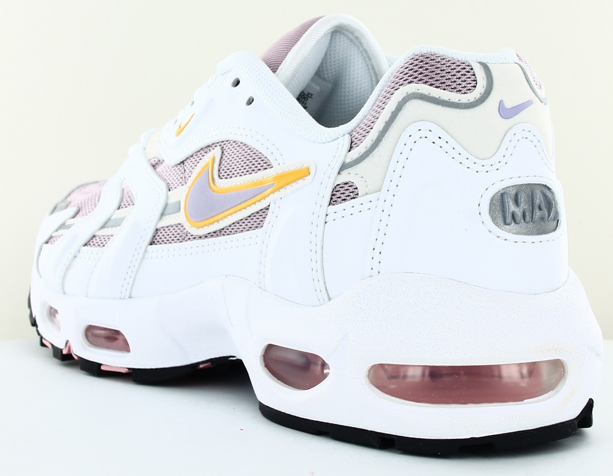 Nike Air max 96 II blanc argent mauve jaune