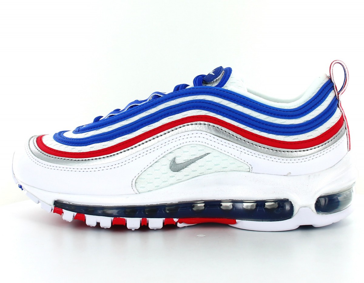 Nike Air Max 97 blanc bleu argent rouge