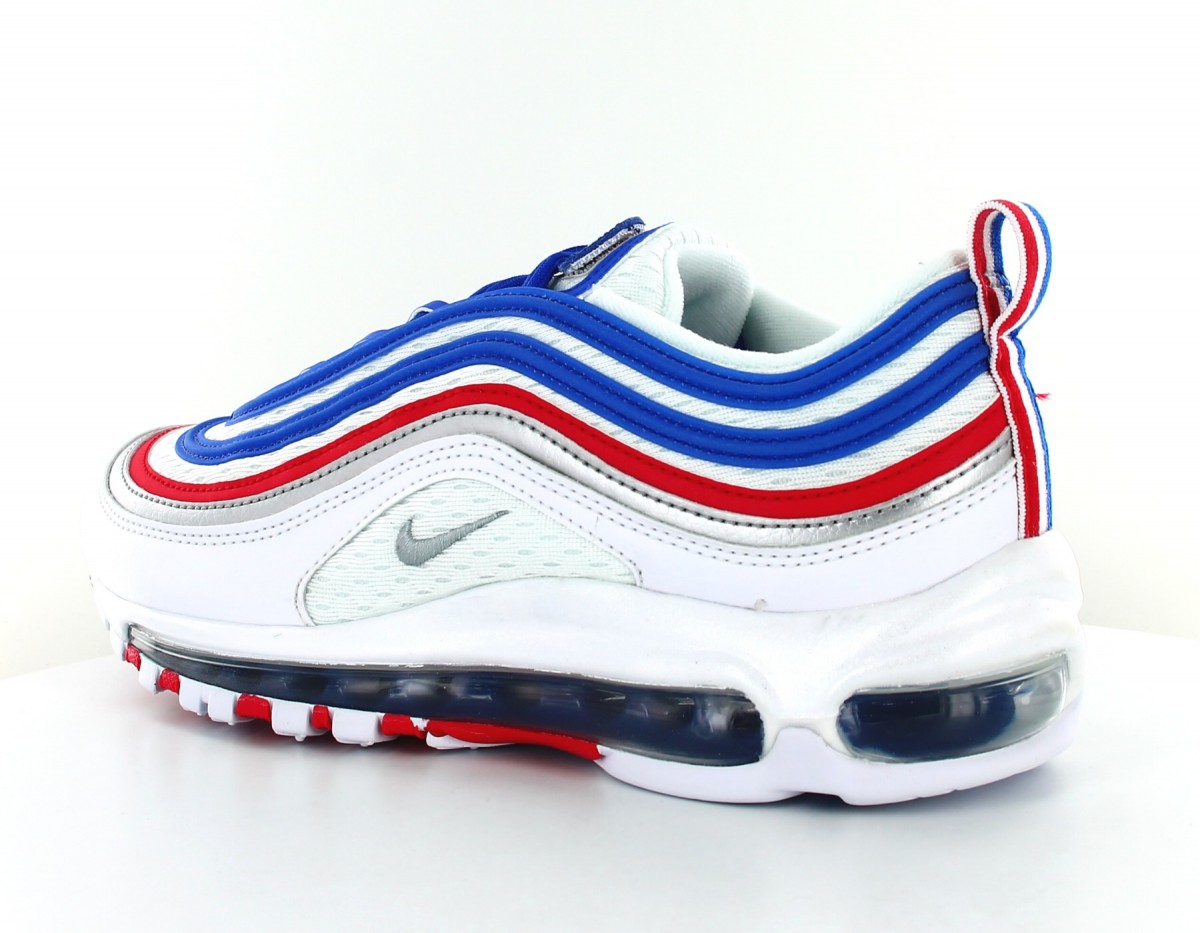 Nike Air Max 97 blanc bleu argent rouge