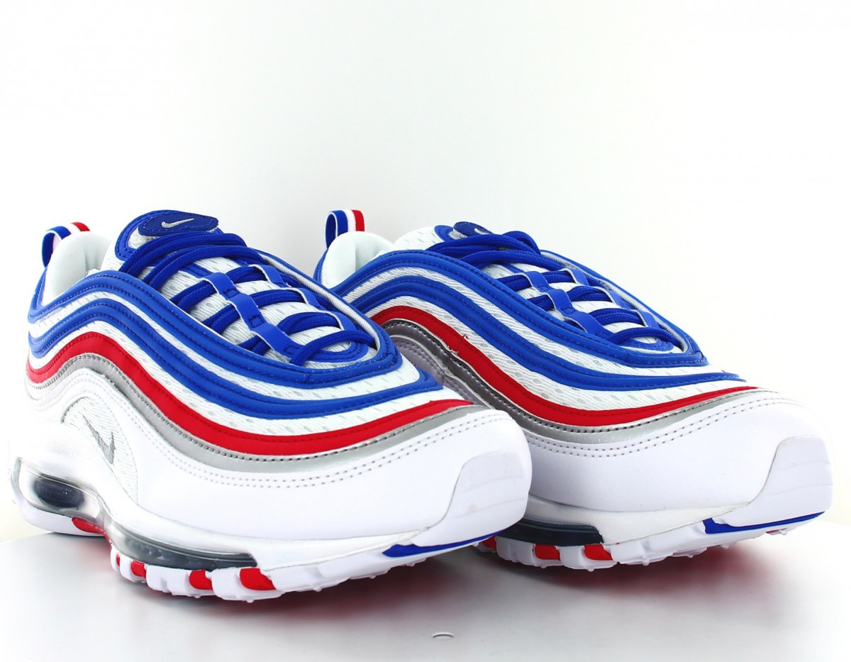 Nike Air Max 97 blanc bleu argent rouge