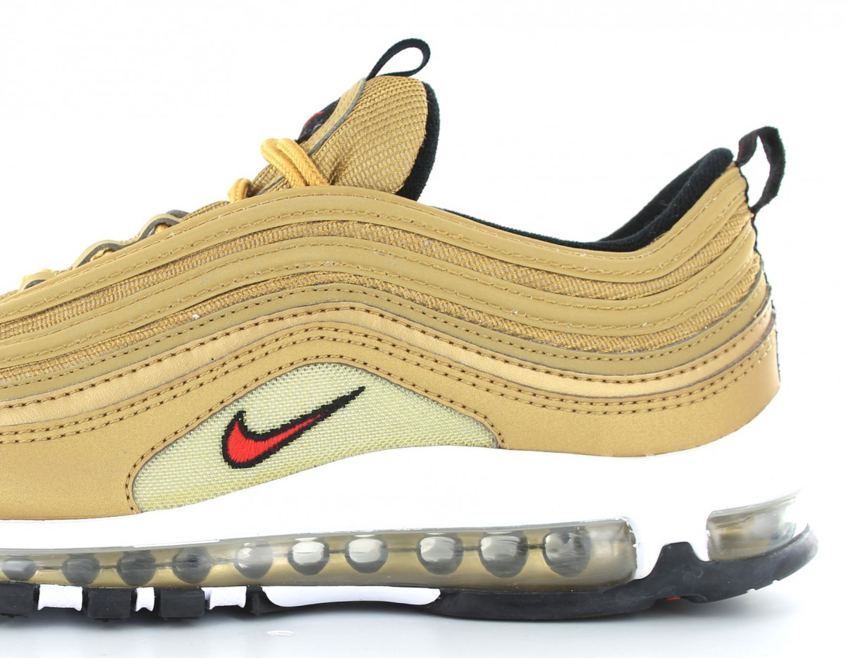 nike air max 97 qs black metallic gold white