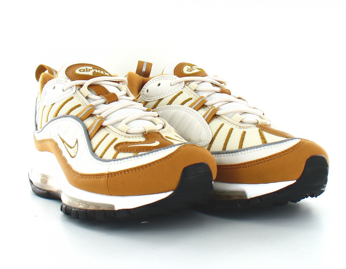 Nike Air Max 98 femme blanc marron beige