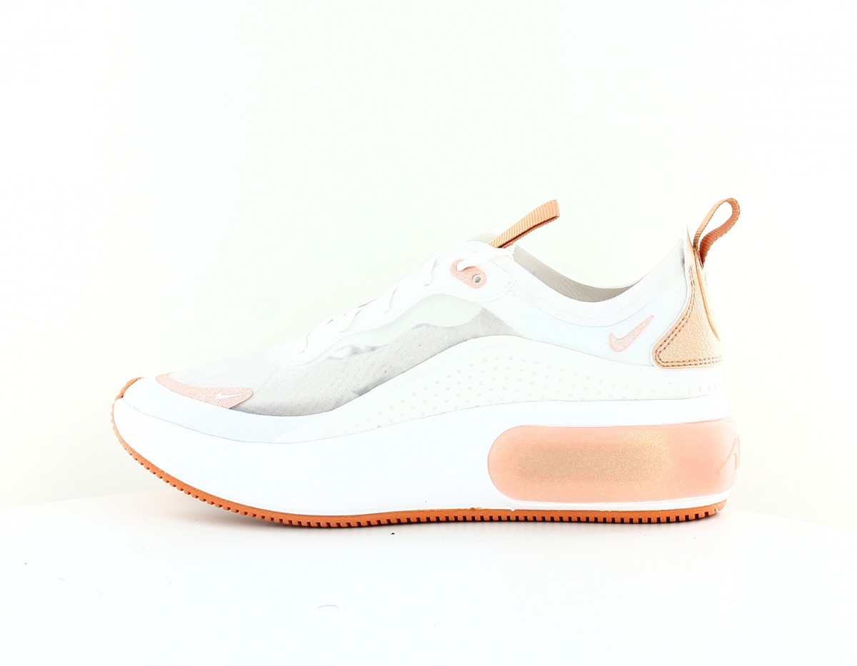 Nike Air max dia lx blanc rose metallic