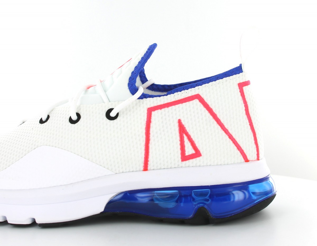 Nike Air Max Flair 50 Blanc bleu solar red