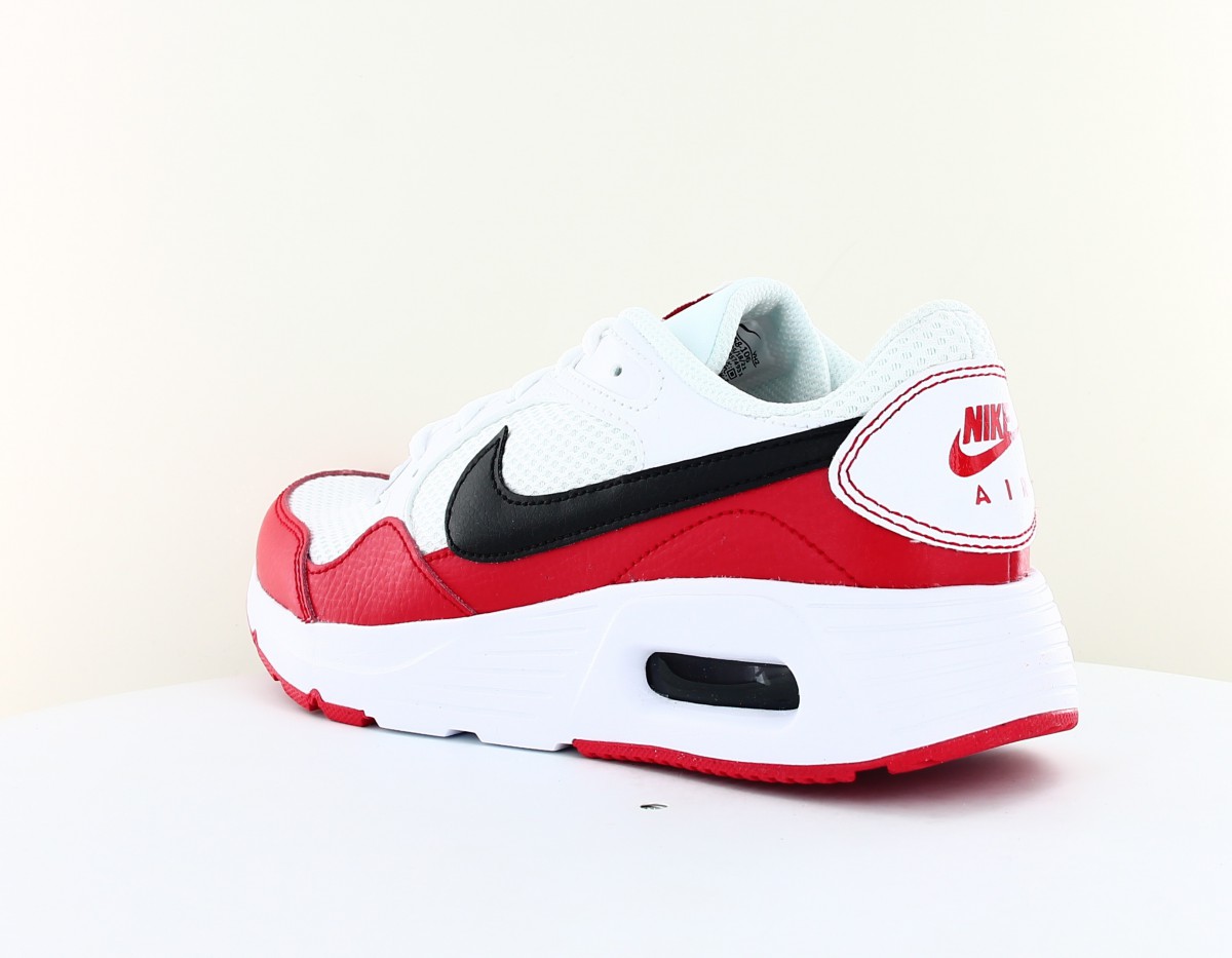 Nike Air max sc gs blanc noir rouge