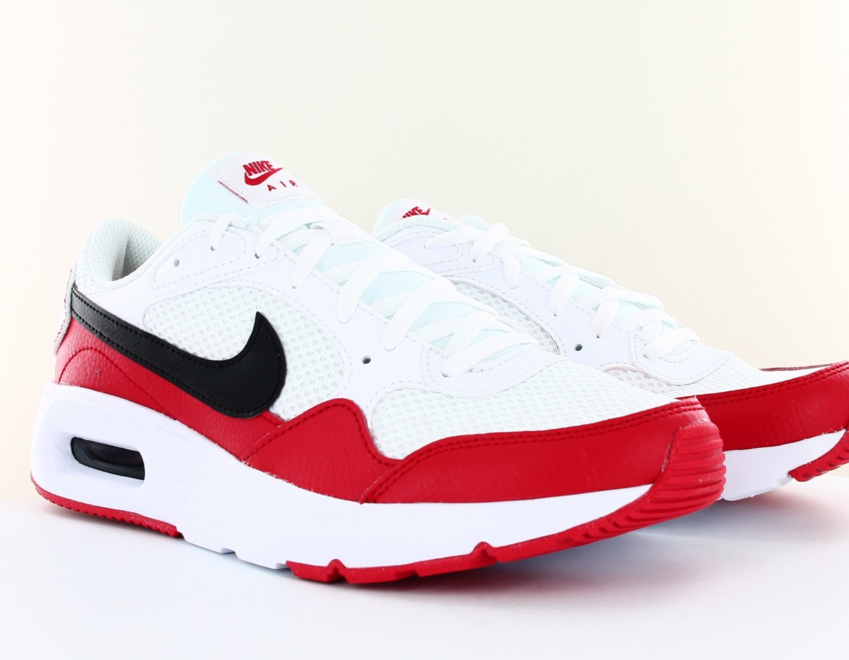 Nike Air max sc gs blanc noir rouge