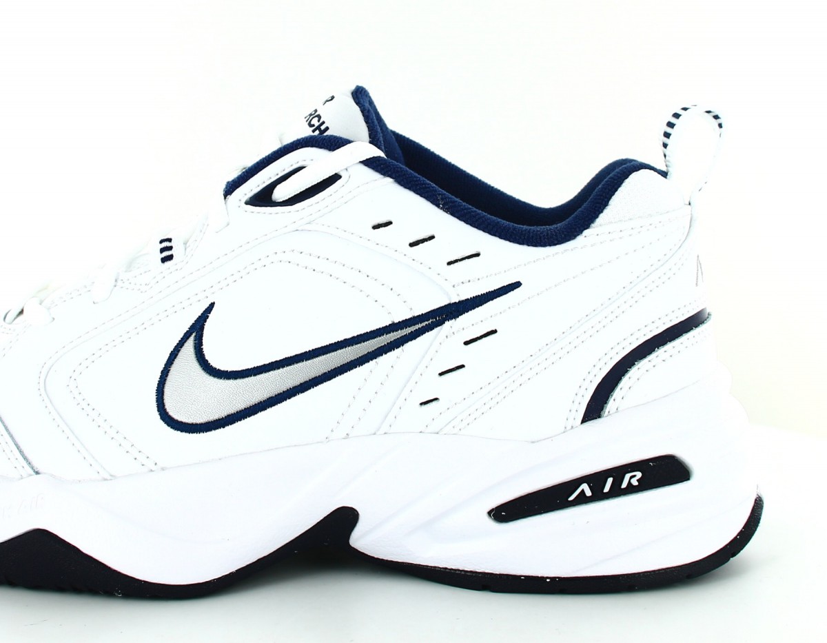 Nike Air Monarch IV Blanc-bleu-gris