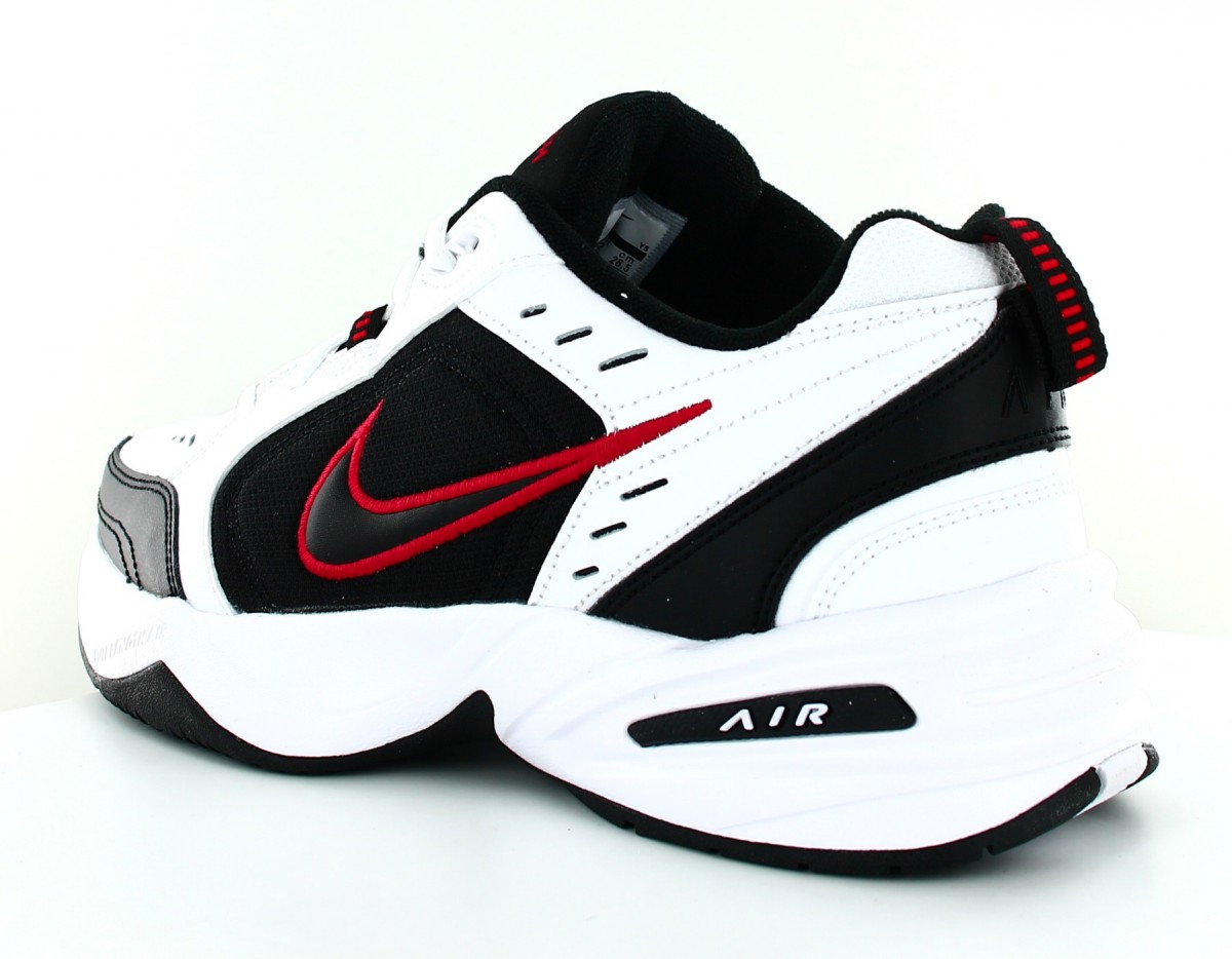 Nike Air Monarch IV blanc-noir-rouge