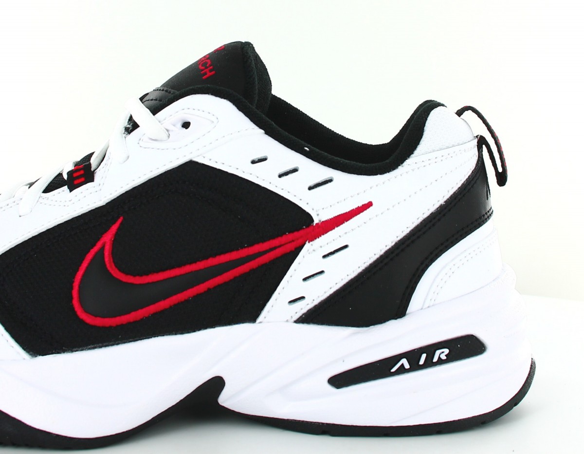 Nike Air Monarch IV blanc-noir-rouge