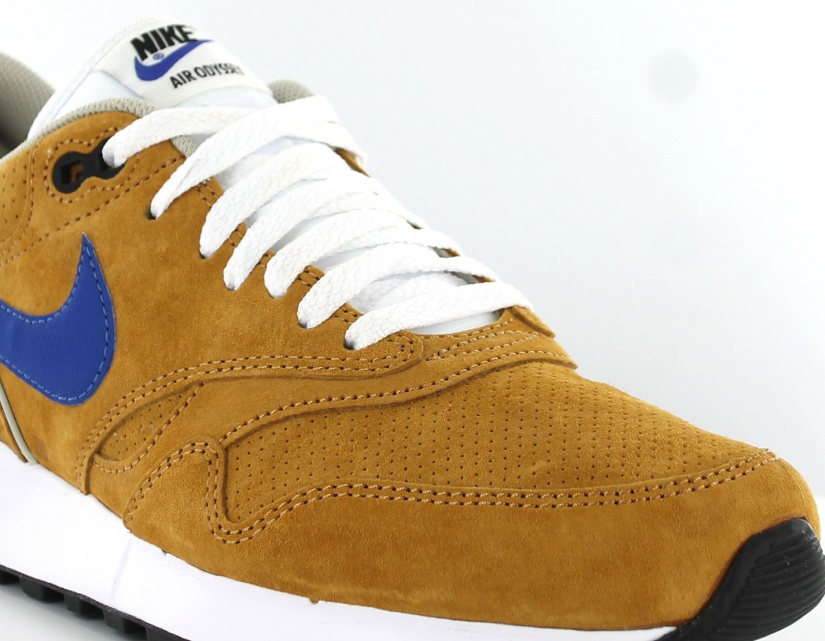 Nike air odyssey cuir BEIGE/BLEU