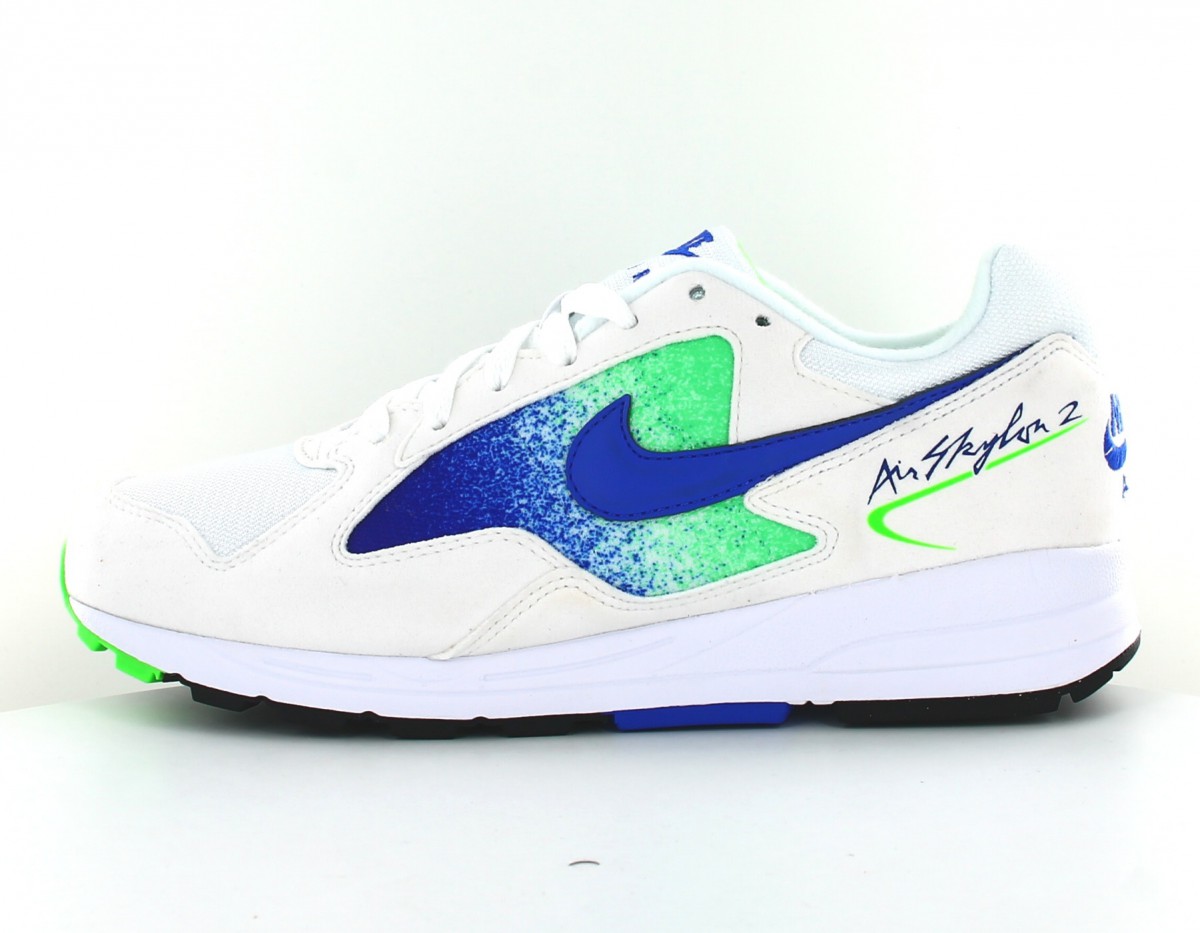 Nike Air Skylon II blanc bleu vert