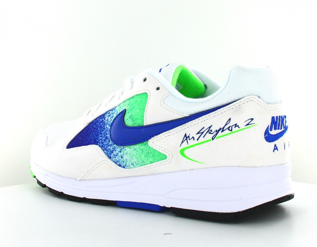 Nike Air Skylon II blanc bleu vert