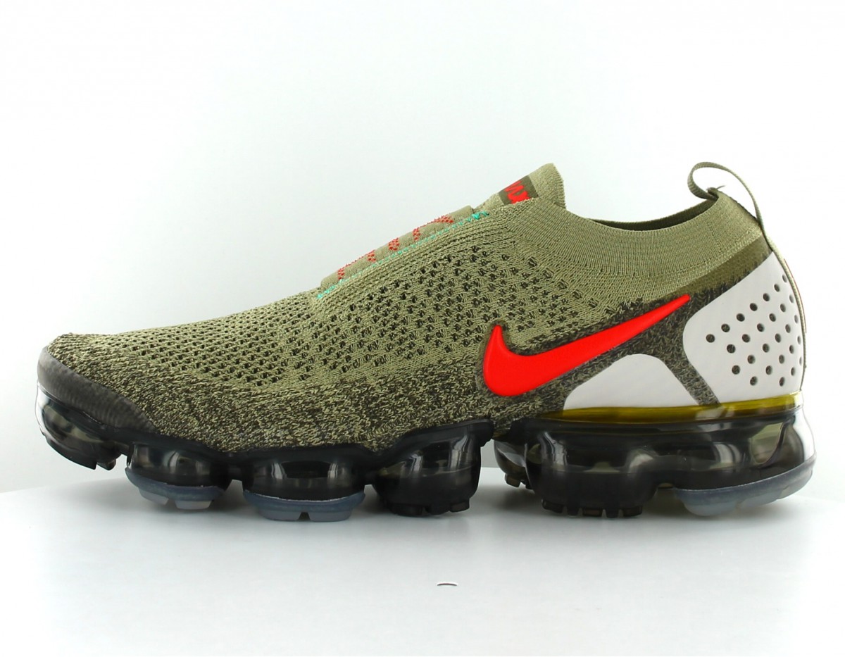 Nike Air Vapormax Flyknit Moc 2 neutral-olive habanero-red