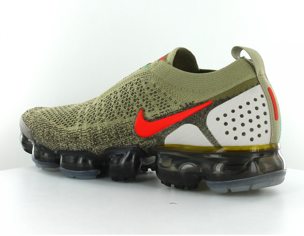 Nike Air Vapormax Flyknit Moc 2 neutral-olive habanero-red
