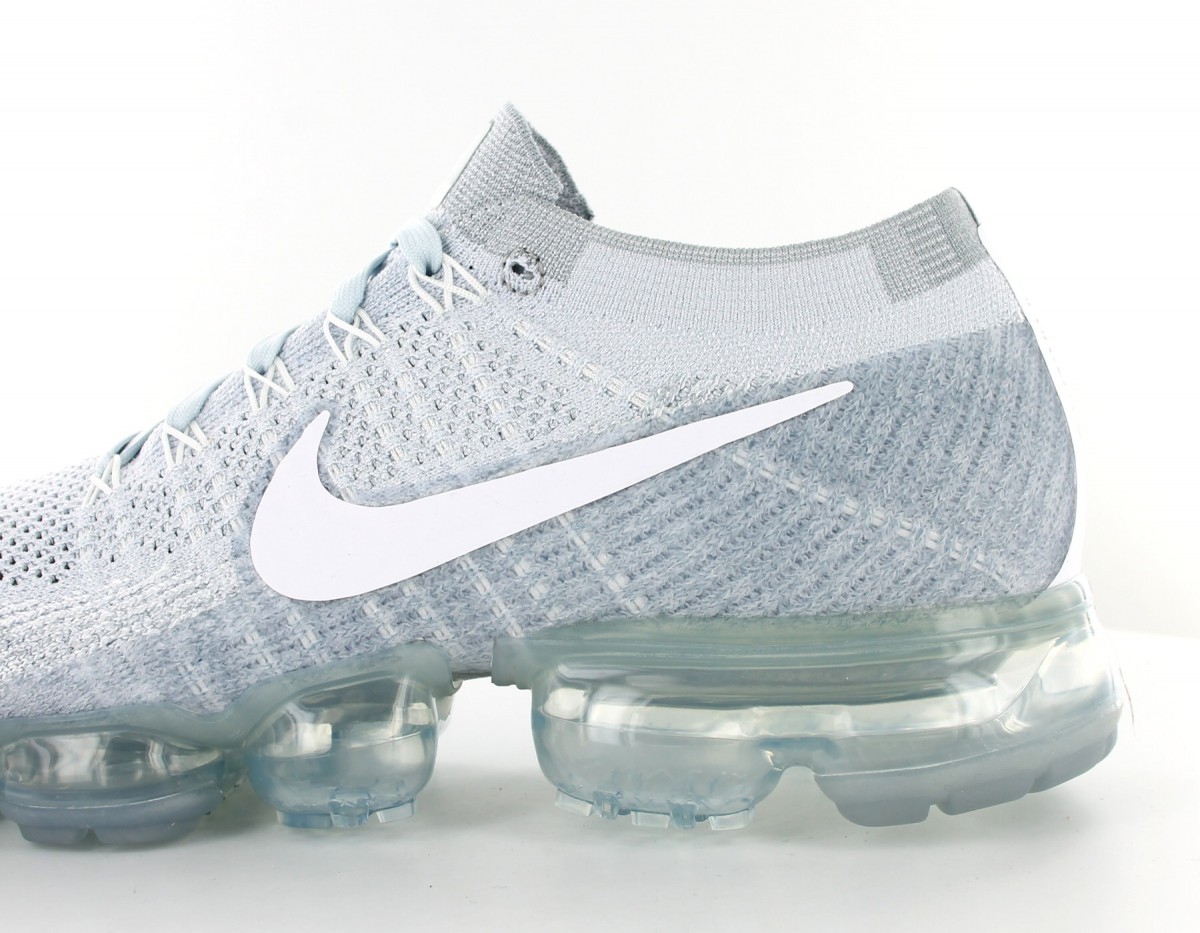 Nike Air Vapormax Flyknit Pure Platinium-White-Wolf Grey