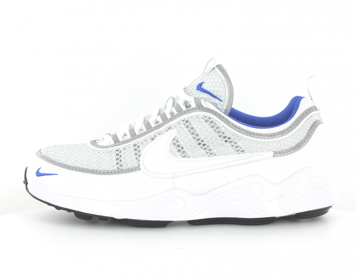 nike spiridon blue and white
