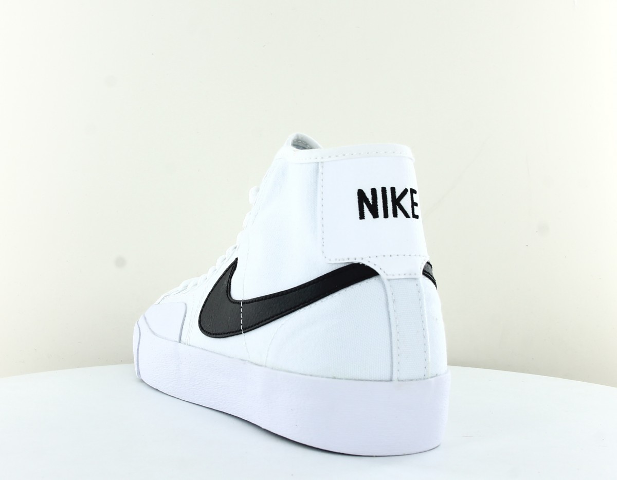 Nike Blazer court mid blanc noir