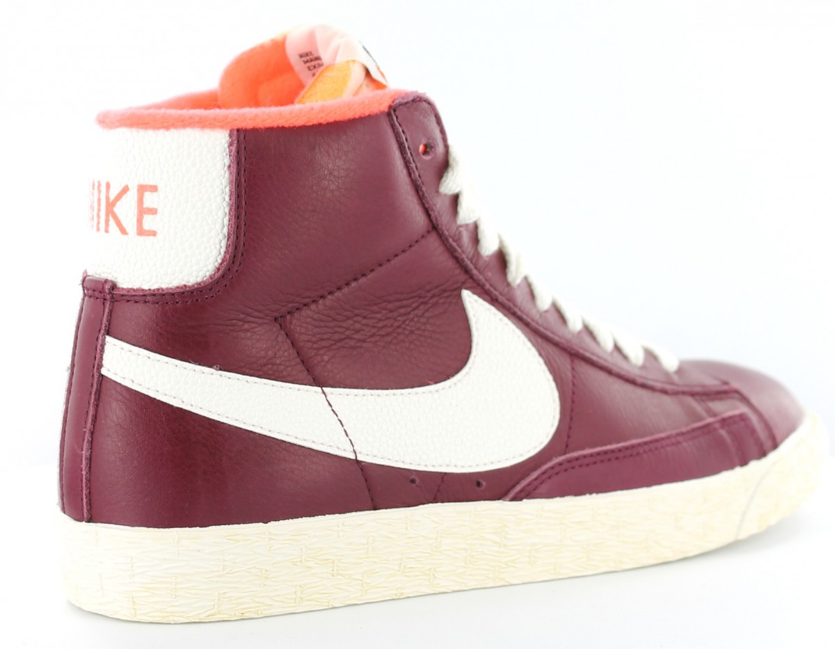 Nike Blazer vintage leather BORDEAUX/BLANC