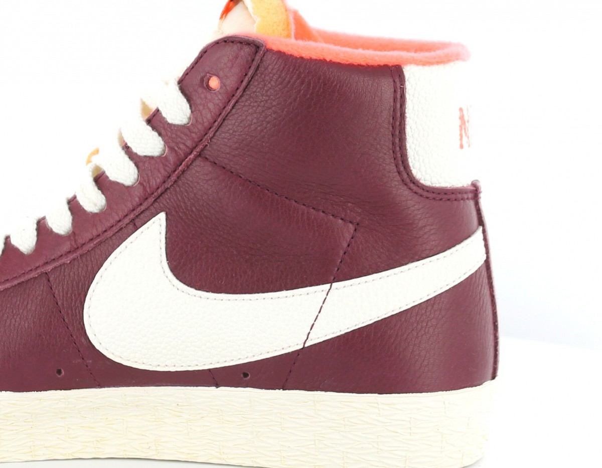 Nike Blazer vintage leather BORDEAUX/BLANC