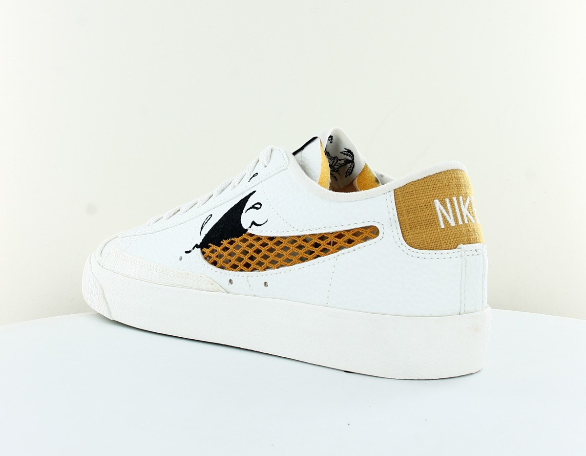 Nike Blazer low 77 se next nature blanc jaune noir