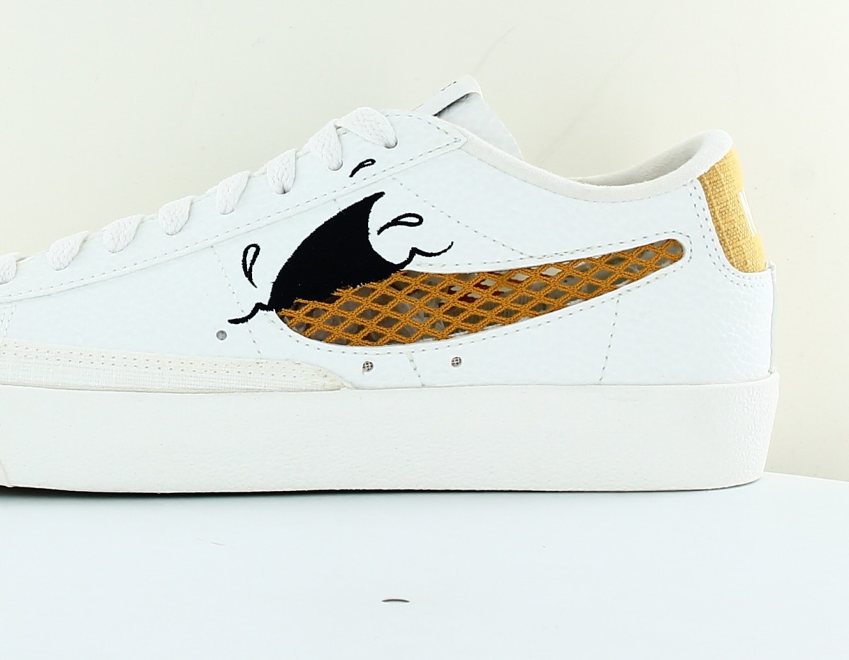 Nike Blazer low 77 se next nature blanc jaune noir