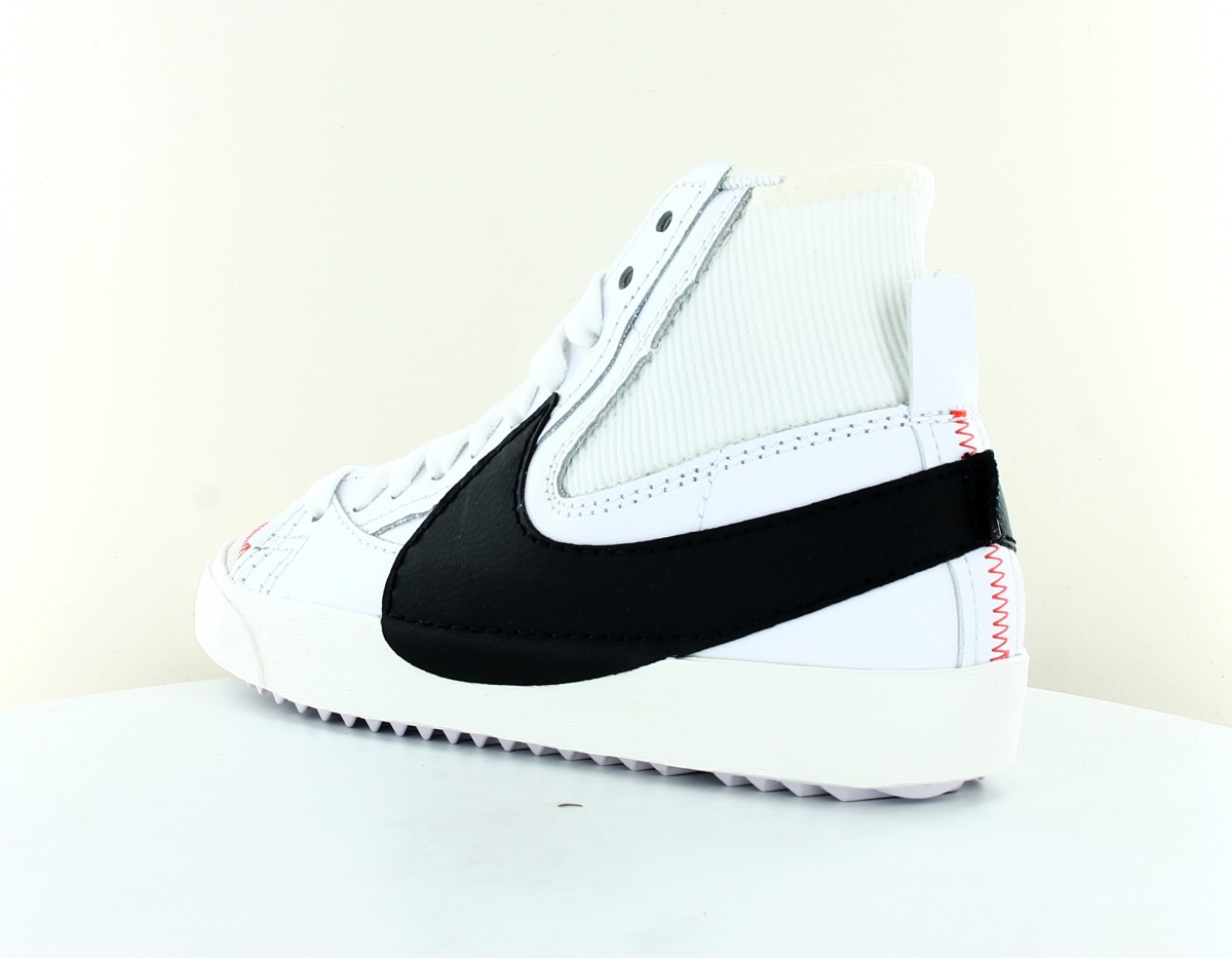 Nike Blazer mid 77 jumbo blanc noir