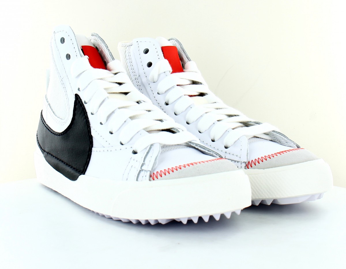 Nike Blazer mid 77 jumbo blanc noir