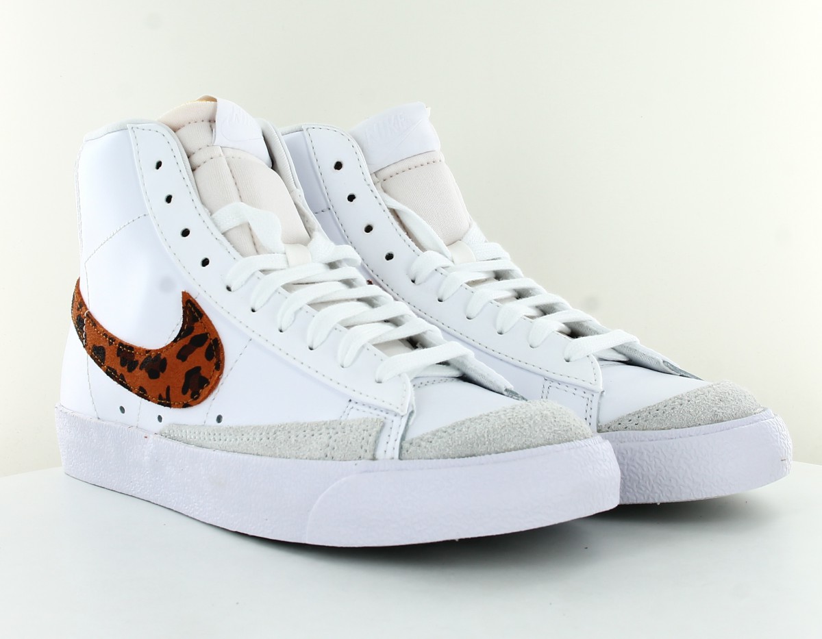 Nike Blazer mid 77 se blanc leopard