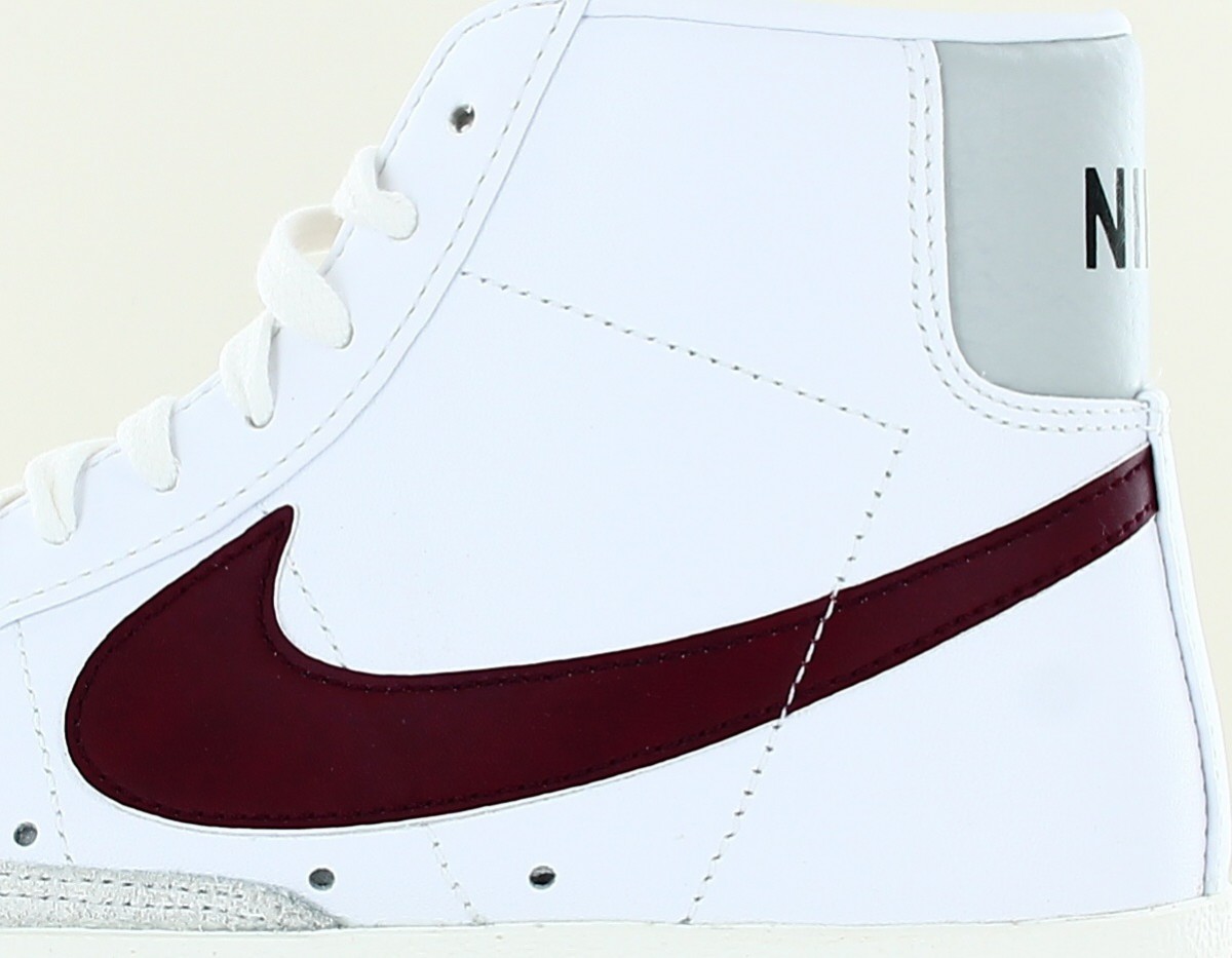 Nike Blazer mid 77 vintage blanc bordeaux