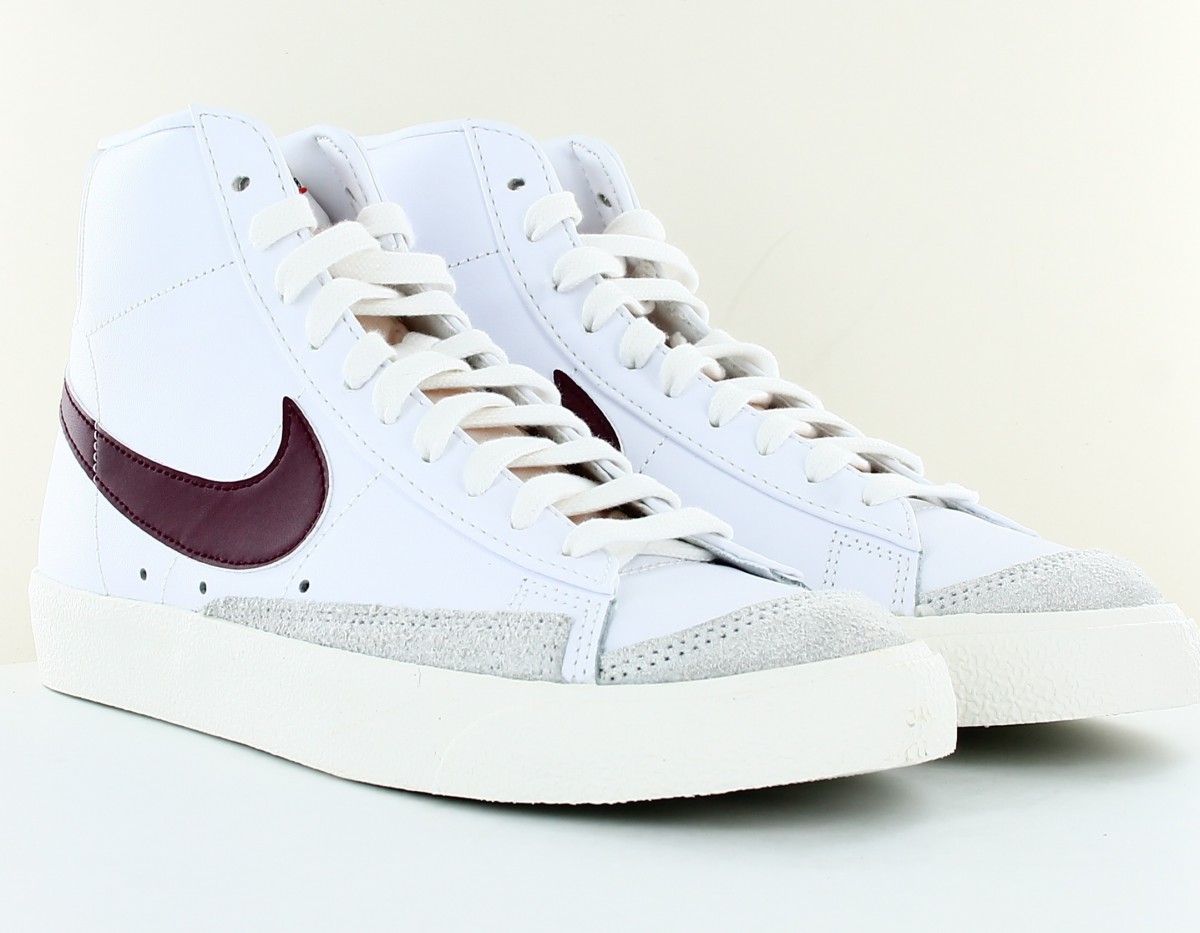 Nike Blazer mid 77 vintage blanc bordeaux