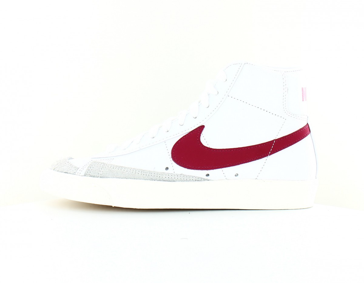 Nike Blazer mid 77 vintage blanc rouge beige