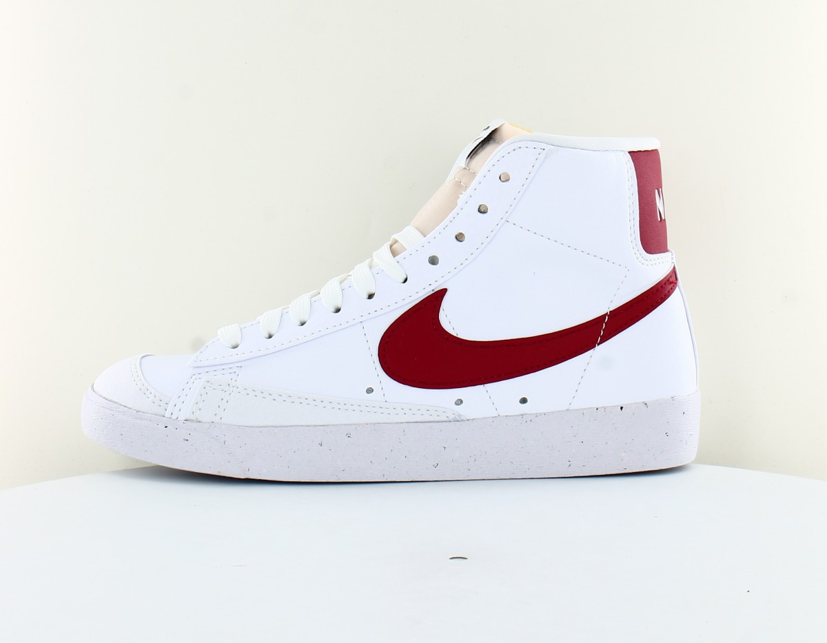 Nike Blazer mid 77 next nature blanc rouge